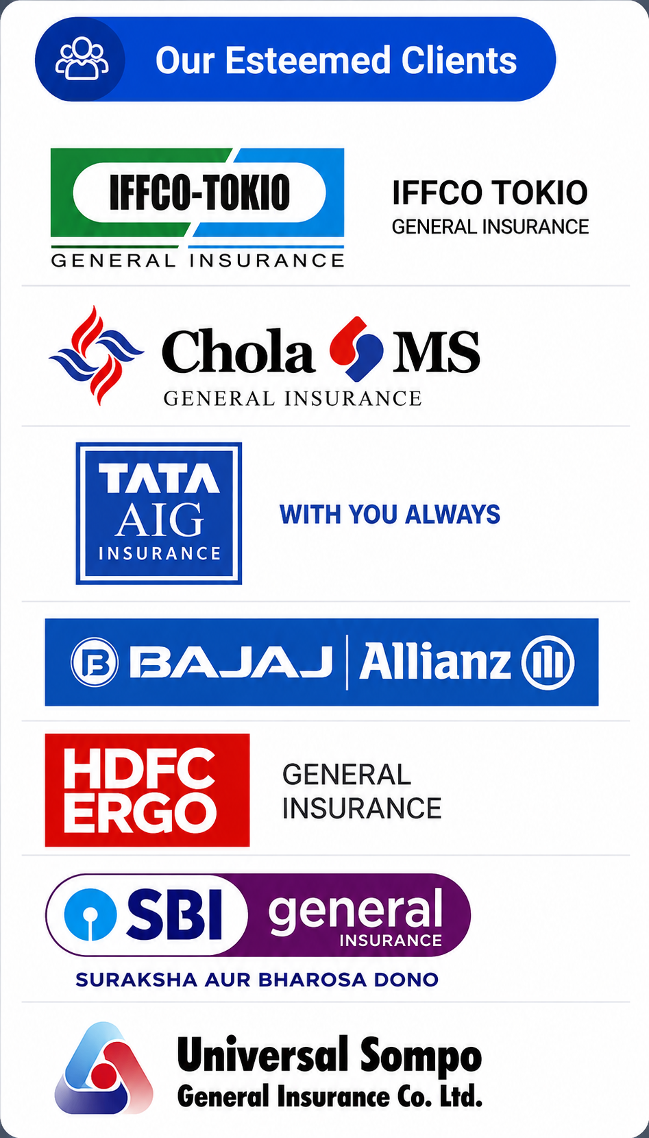 Our Esteemed Clients